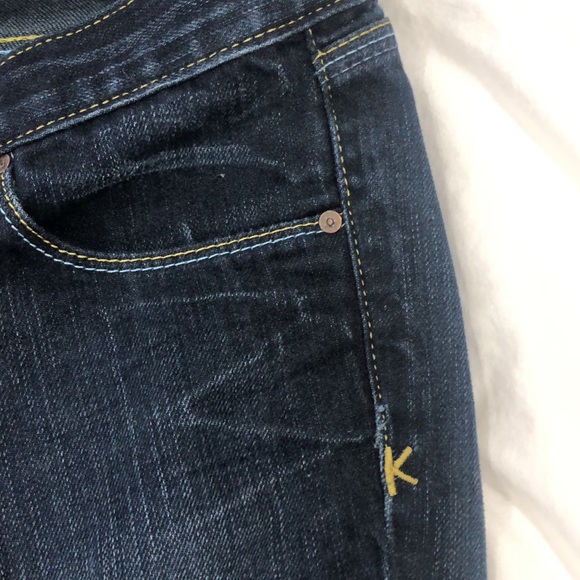 Kitson LA Dark Wash Low Rise Bootcut Jeans (Size 28) - Picture 4 of 6